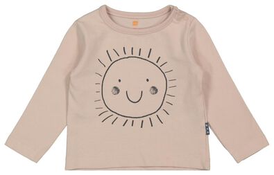 Newborn-Shirt, Sonne rosa - 1000022079 - HEMA