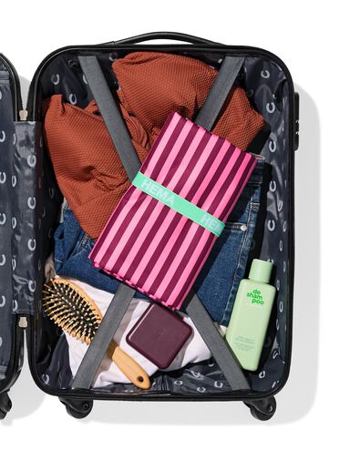 strandlaken 110x175cm microvezel strepen - 5200258 - HEMA