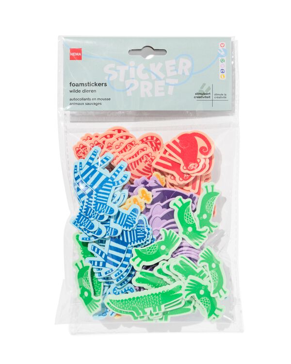 Moosgummi-Aufkleber, Wildtiere - 15900330 - HEMA