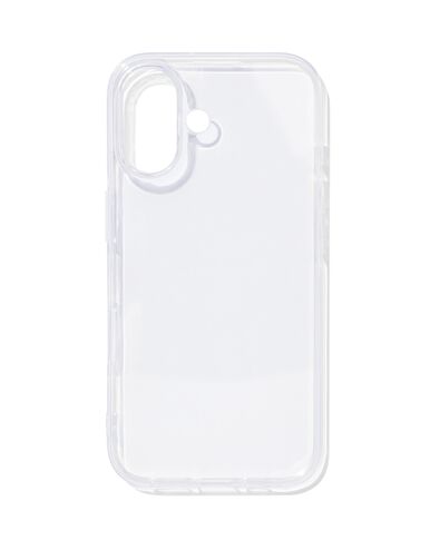 telefoonhoes transparant voor iPhone 16 - 39620048 - HEMA