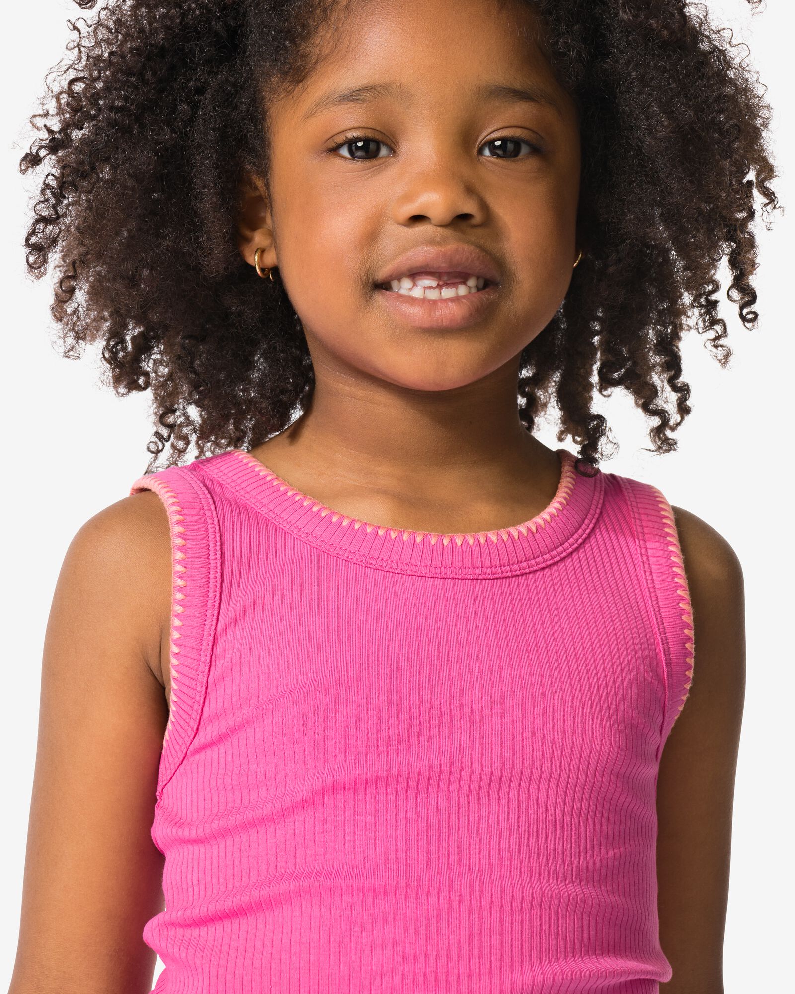 t-shirt enfant c&ocirc;tel&eacute; fuchsia fuchsia - 30826412FUCHSIA - HEMA
