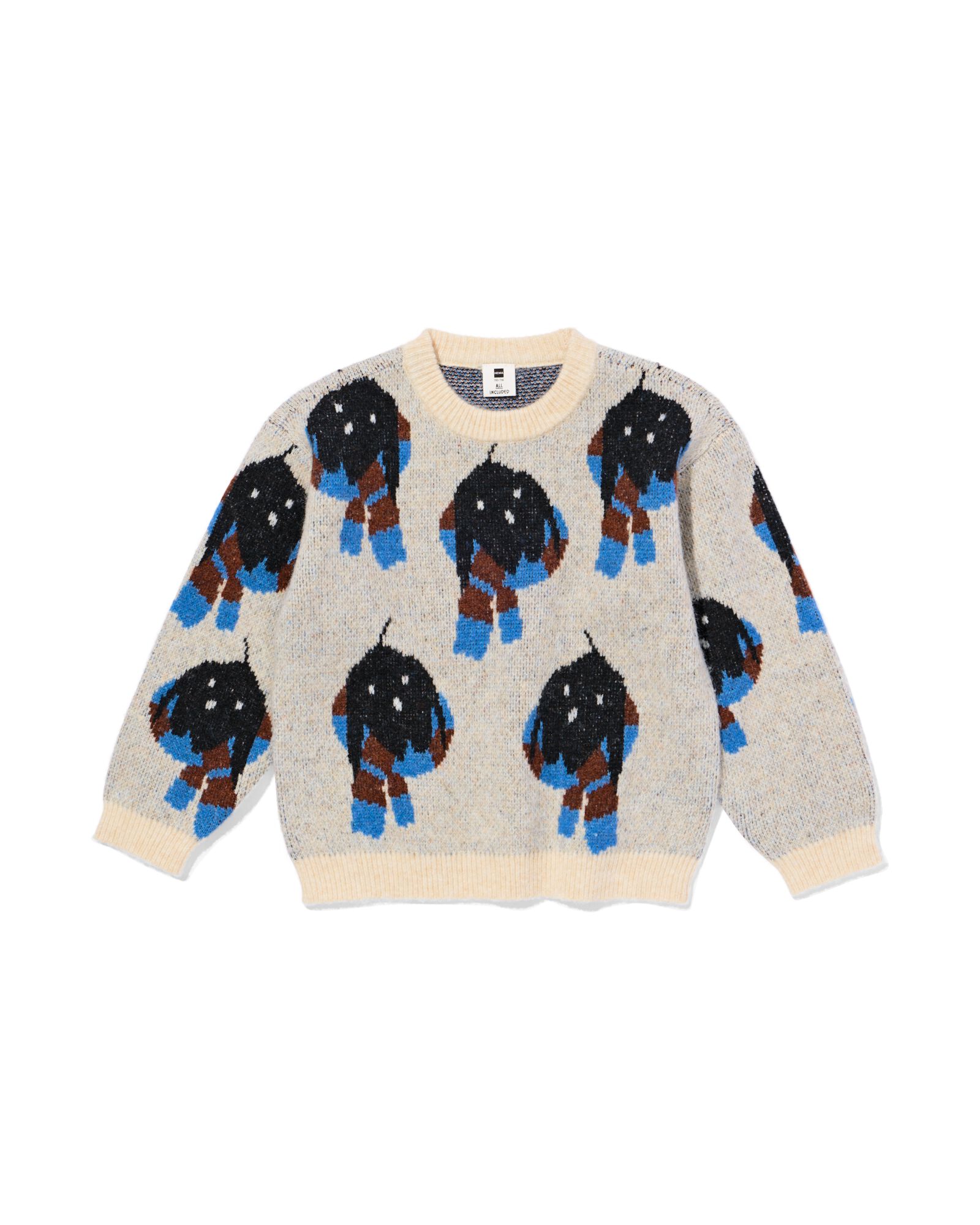 pull pour enfants Takkie jacquard &eacute;cru &eacute;cru - 30705401ECRU - HEMA