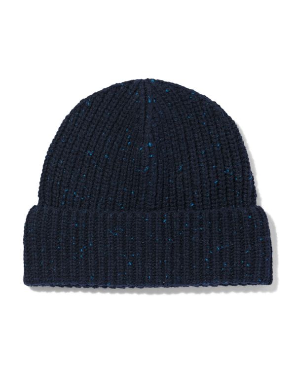 bonnet de laine pour homme bleu - 16530024 - HEMA