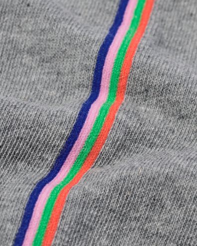 Herren-Socken, mit Baumwollanteil, Streifen graumeliert graumeliert - 4152690GREYMELANGE - HEMA