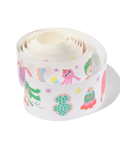 Sticker auf einer 4m Rolle, Monster - 15900326 - HEMA