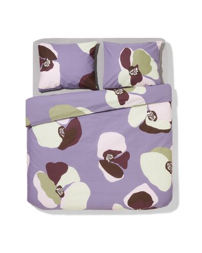 Bettbezug 240 &times; 200/220 cm, weiche Baumwolle, Blumen - 5700262 - HEMA