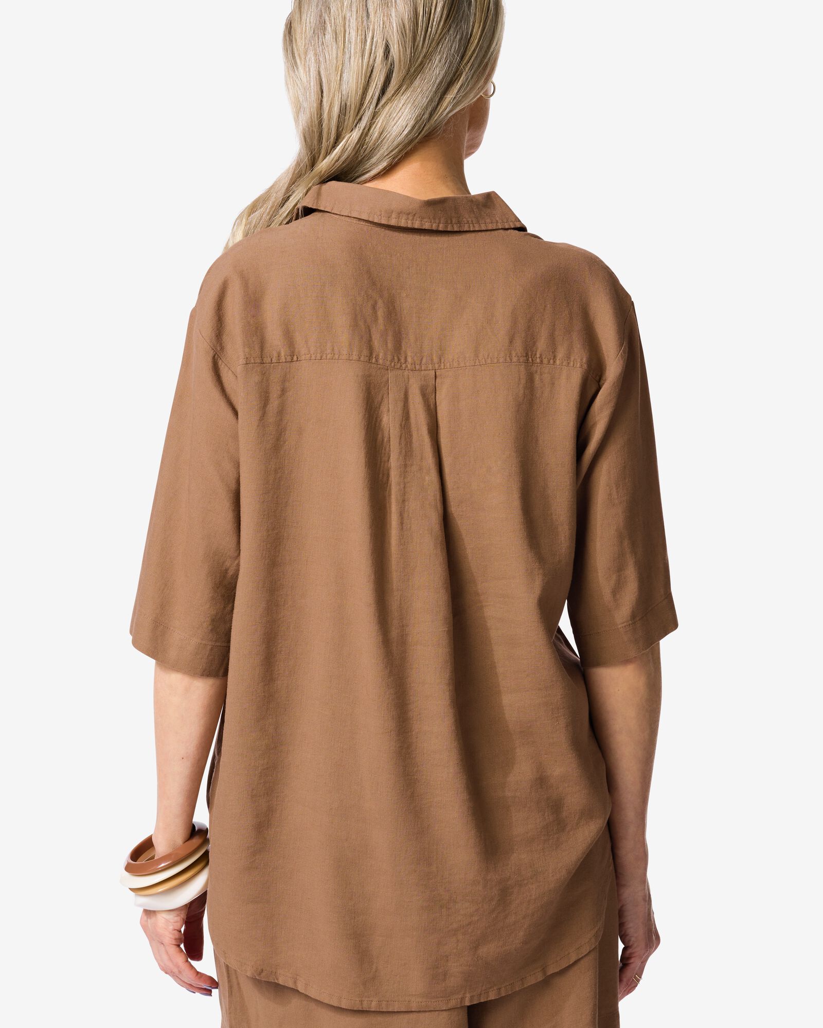 chemisier femme Lizzy marron marron - 36211510BROWN - HEMA