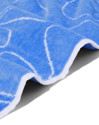 Strandtuch 90 &times; 180 cm Velours Blumen  - 5200168 - HEMA