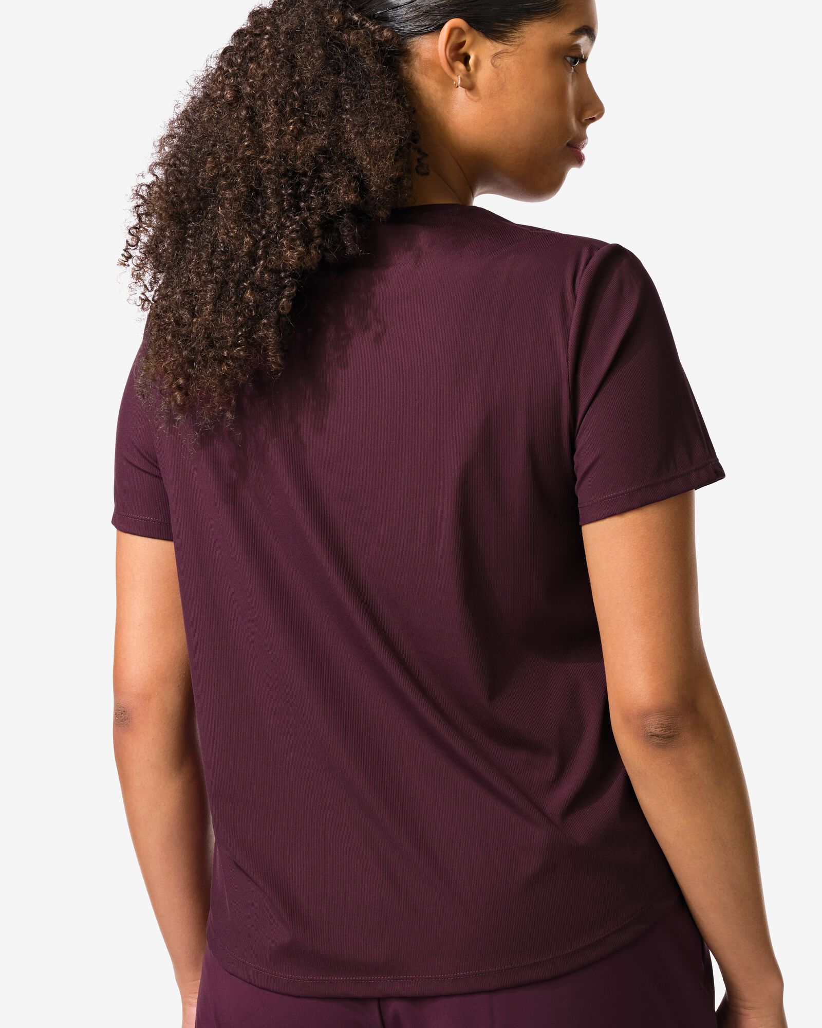 maillot de sport femme bordeaux bordeaux - 36000472BURGUNDYRED - HEMA