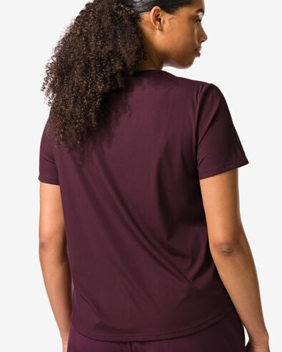 maillot de sport femme bordeaux bordeaux - 36000472BURGUNDYRED - HEMA