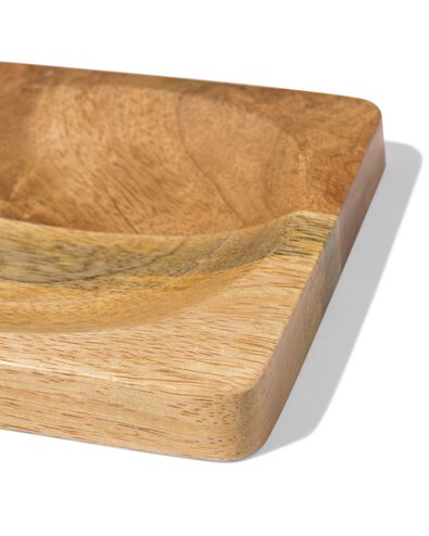 Doppelseitiges Servierbrett 14 &times; 14 cm Mangoholz - 9650398 - HEMA