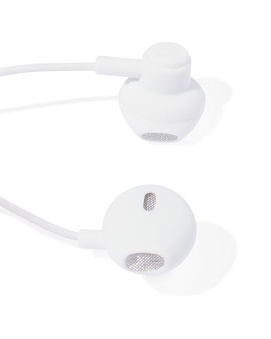 écouteurs semi-intra-auriculaires qualité supérieure blanc - 39680034 - HEMA