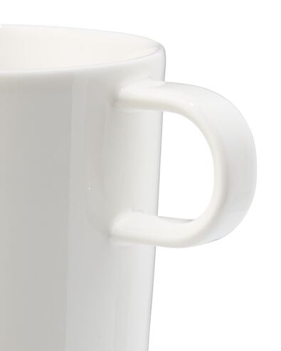 mug &agrave; cappuccino 350ml Knap new bone china blanc - 80660302 - HEMA