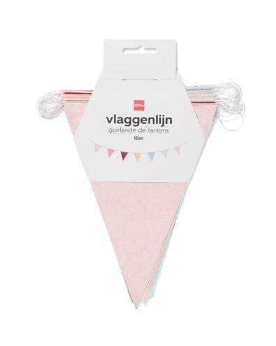 vlaggenlijn 10m papier floraal - 14250362 - HEMA