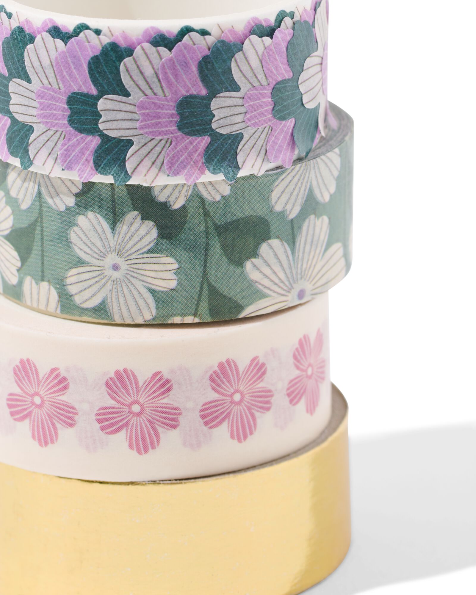 Washi Tape Blumen &ndash; 4 Rollen  - 14102313 - HEMA