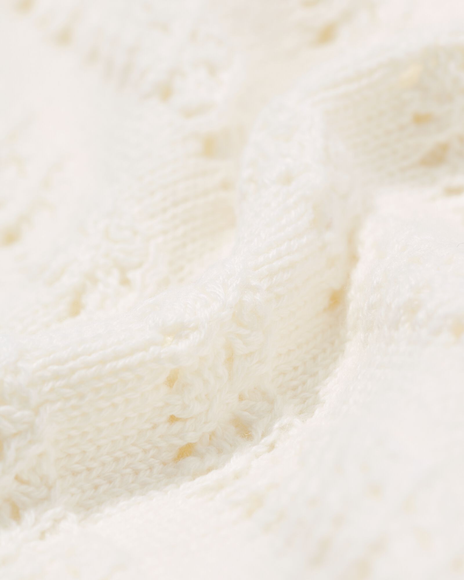 damesvest Fina fijngebreid wit wit - 36207740WHITE - HEMA