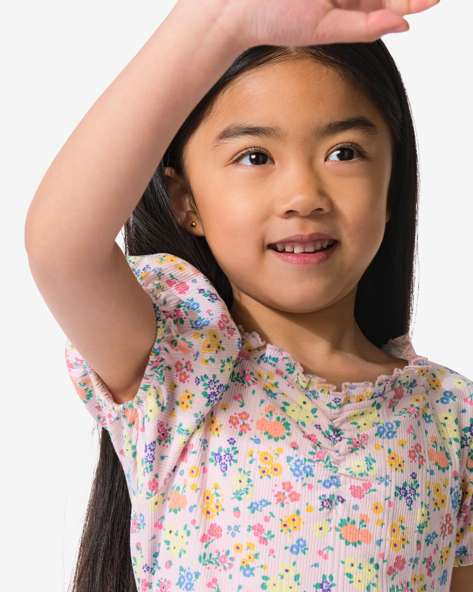 robe enfant trap&egrave;ze c&ocirc;tel&eacute;e fleurs violet clair violet clair - 30823000LIGHTPURPLE - HEMA