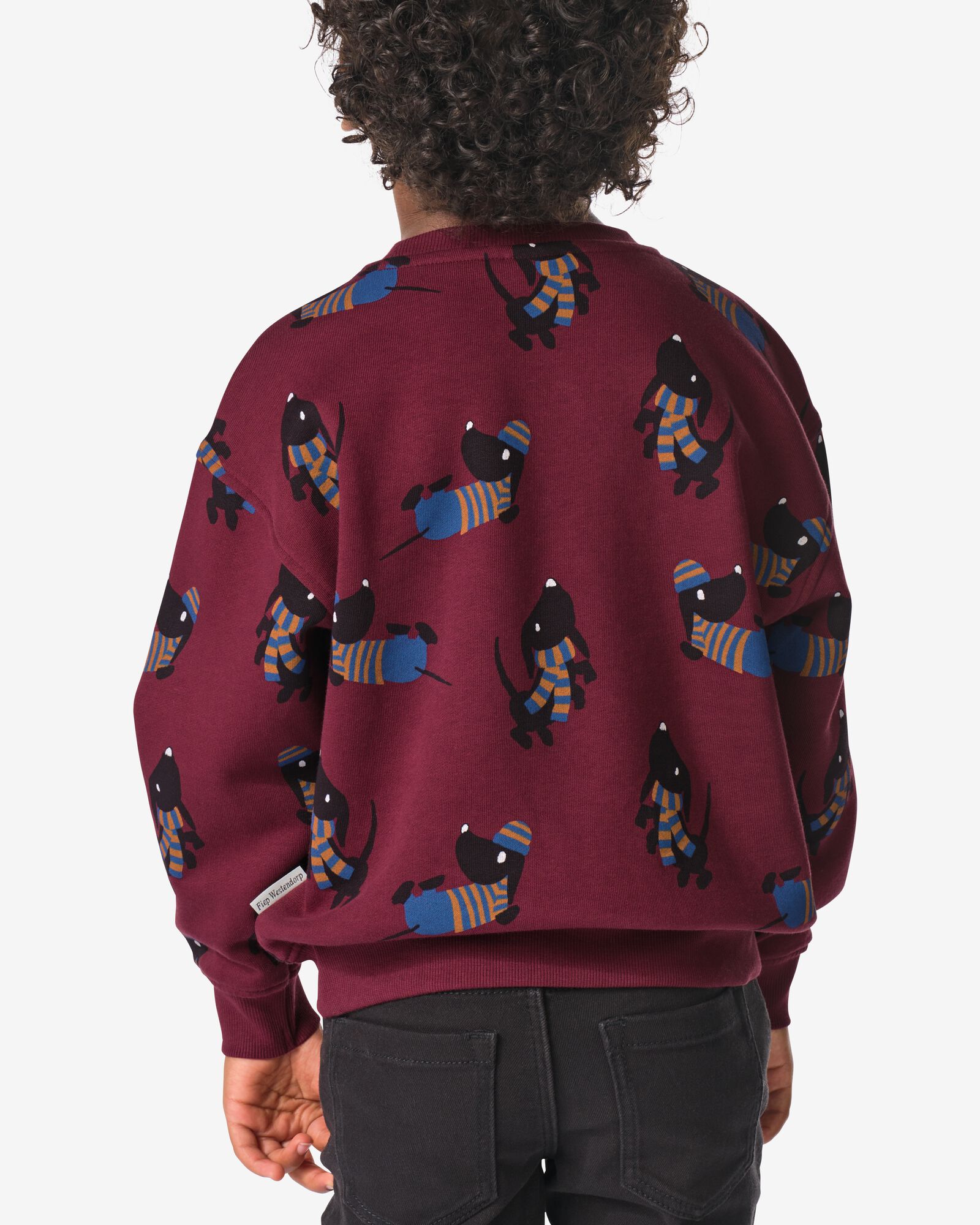 Takkie Kindersweater bordeauxrot bordeauxrot - 30705301BURGUNDYRED - HEMA