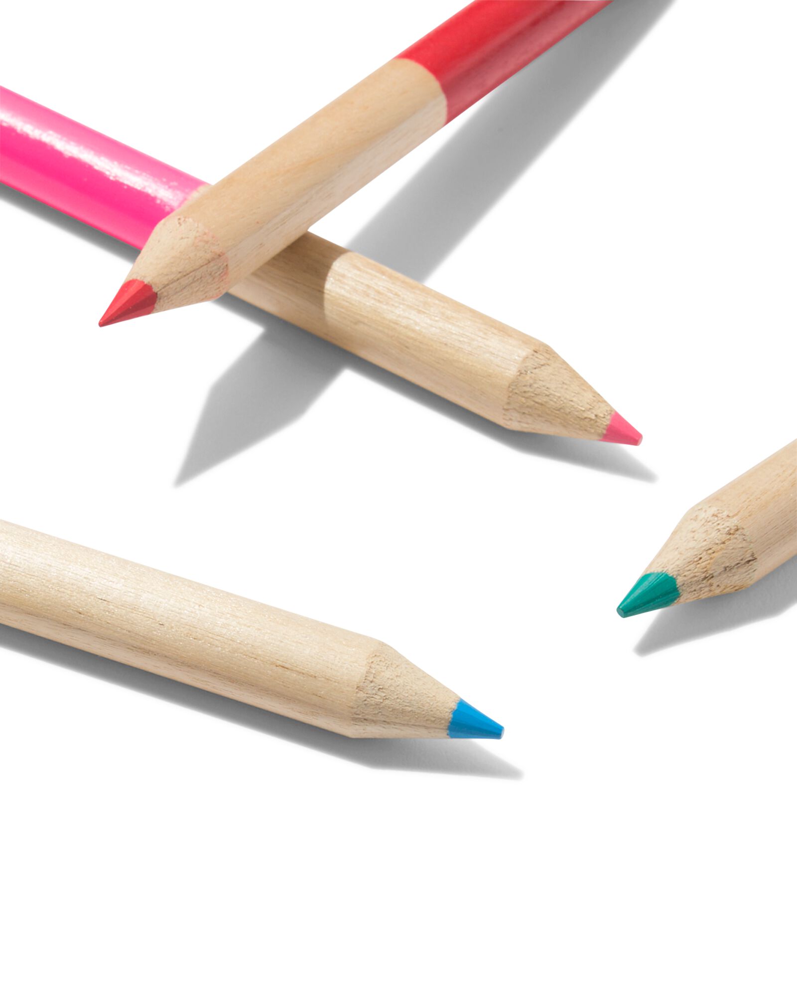 crayons de couleur bois- 8 pi&egrave;ces - 14250405 - HEMA