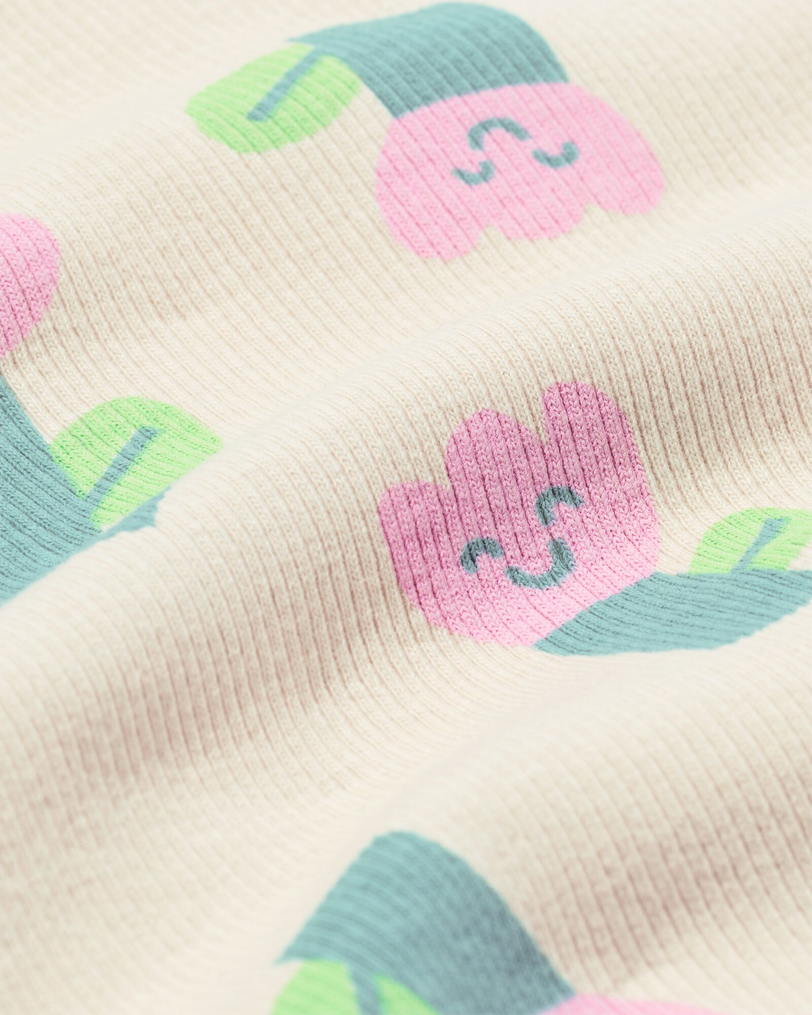 baby T-shirt bloemen ecru - 33089560ECRU - HEMA