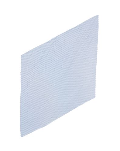 damessjaal 60x60cm pliss&eacute; satijn lichtblauw - 1760181 - HEMA