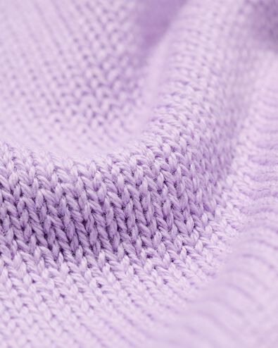 kindervest grofgebreid  lila lila - 30838006LILAC - HEMA