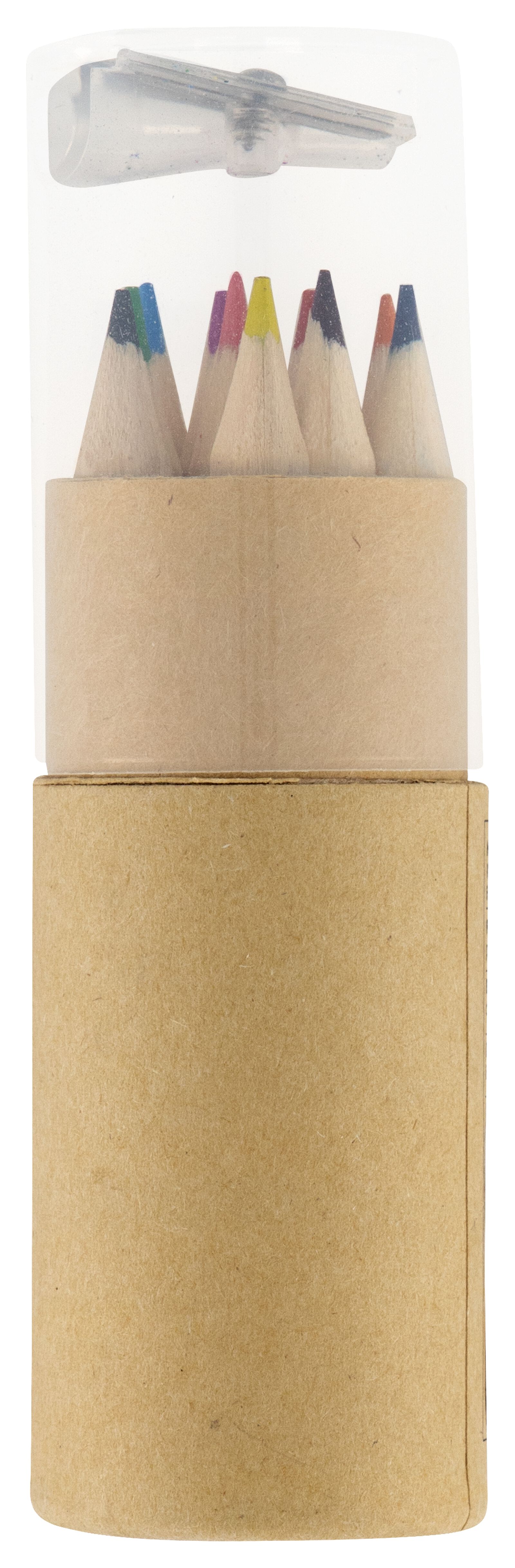 crayons de couleur dans un &eacute;tui avec taille-crayon - 15990262 - HEMA