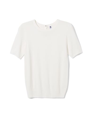 pull en maille femme Fally blanc blanc - 36357070WHITE - HEMA