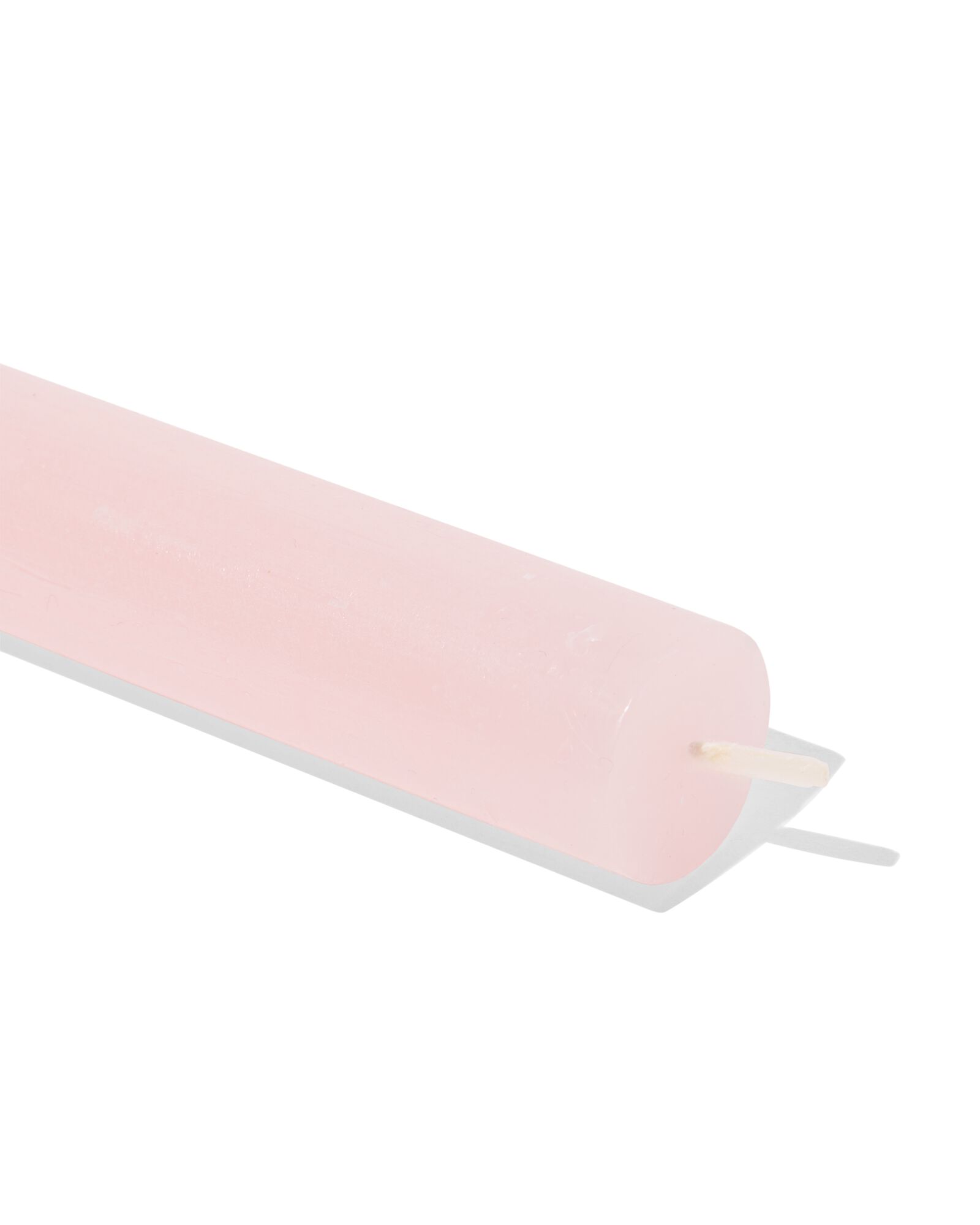 bougie longue rustique &Oslash;2,2x27 cm rose p&acirc;le rose p&acirc;le 2.2 x 27 - 13504016 - HEMA