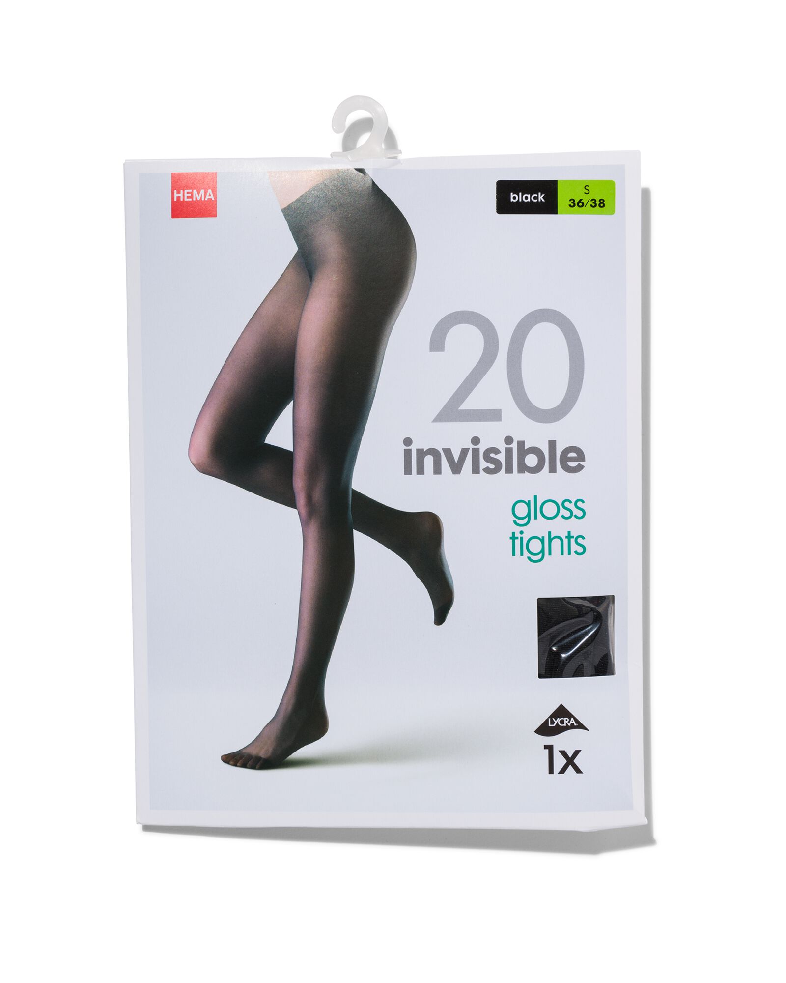collant gloss invisible 20 deniers - 4070253 - HEMA