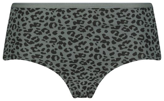women's hipster panties leopard dark green - HEMA