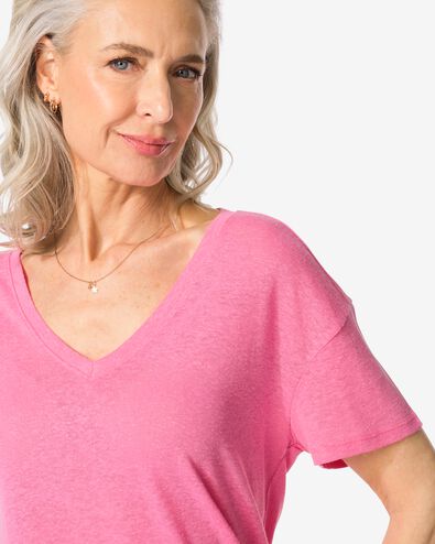 Damen-T-Shirt Evie  hellrosa - 36238960LIGHTPINK - HEMA