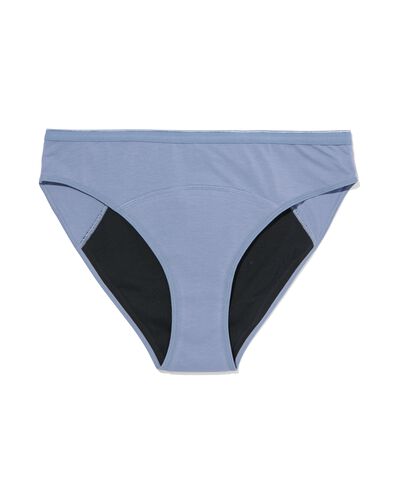 culotte menstruelle coton bleu M - 19610337 - HEMA