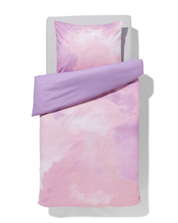 housse de couette 140x200 cm coton doux nuages - 5730210 - HEMA