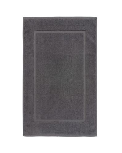 tapis de bain 50x85 haute qualit&eacute; gris fonc&eacute; - 5250008 - HEMA