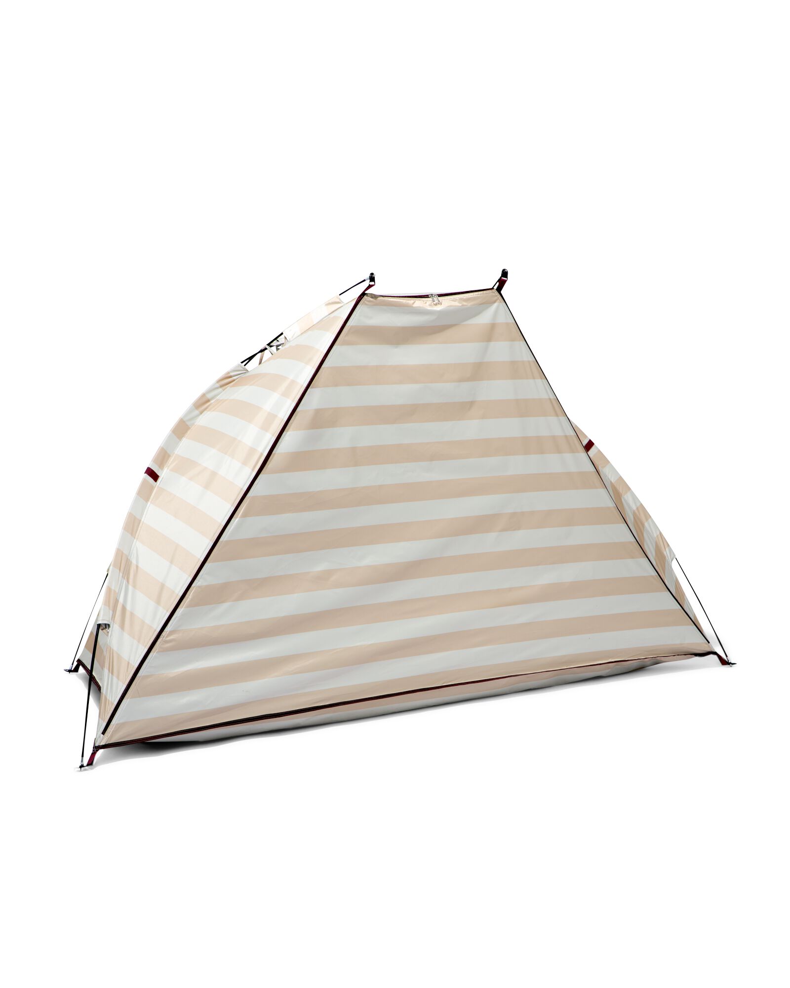 tente de plage ray&eacute;e beige - 41800273 - HEMA