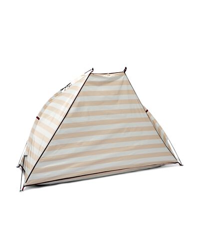 tente de plage ray&eacute;e beige - 41800273 - HEMA