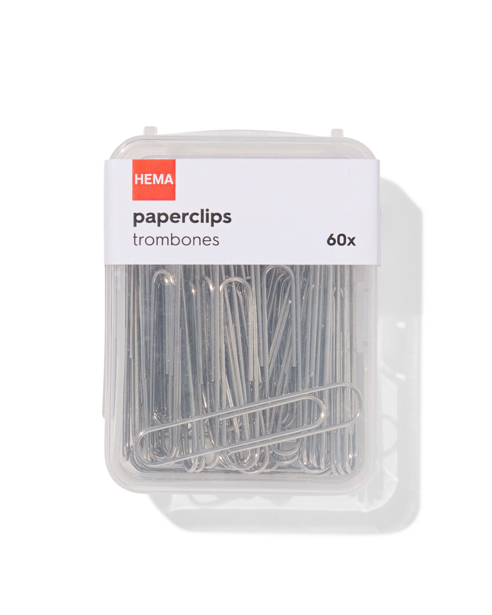 60-pak paperclips - 14820044 - HEMA
