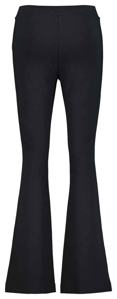 pantalon femme flared noir XL - 36209322 - HEMA