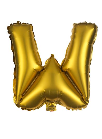 Folienballon Buchstabe W - 1000016369 - HEMA