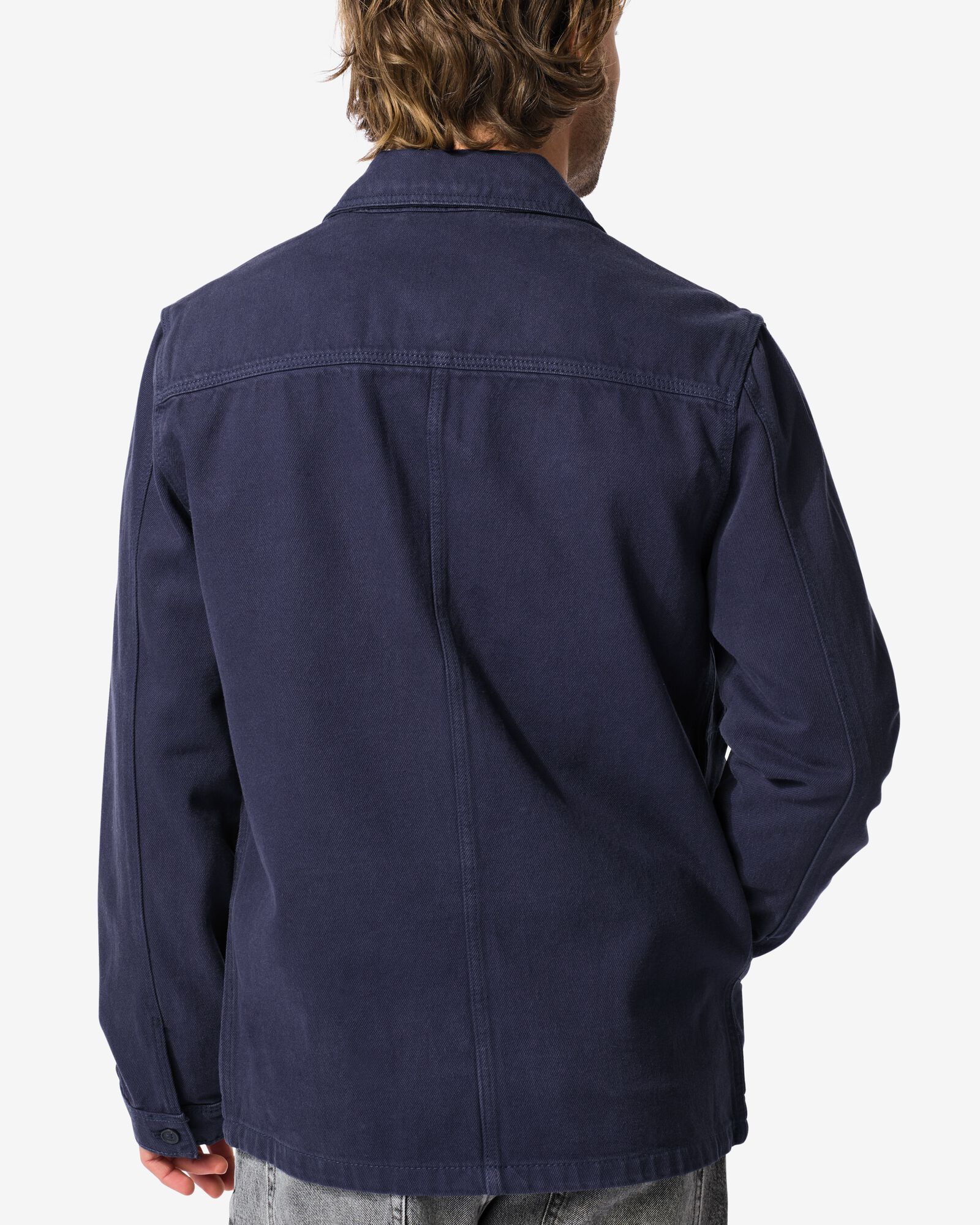 Herren-Shacket  dunkelblau - 2199980DARKBLUE - HEMA