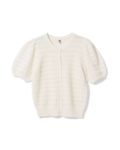 Damenjacke Fina, Feinstrick wei&szlig; wei&szlig; - 36207740WHITE - HEMA