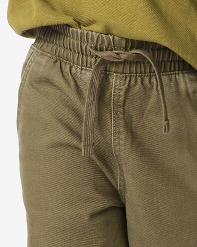 pantalon enfant coupe classique olive olive - 30710120OLIVE - HEMA