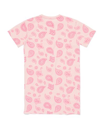 Kindernachthemd Paisleymuster rosa rosa - 23002361PINK - HEMA