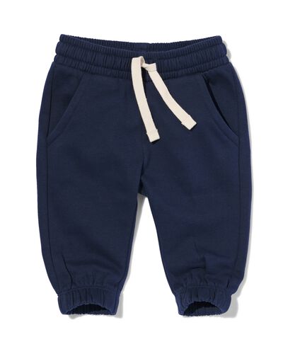 pantalon sweat bébé bleu foncé bleu foncé - 33199740DARKBLUE - HEMA