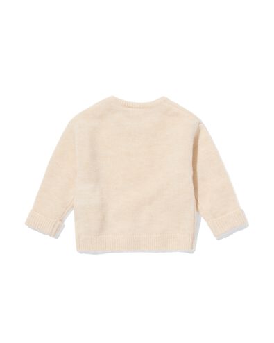 pull pour nouveau-n&eacute; laine m&eacute;rinos &eacute;cru - 33437020ECRU - HEMA