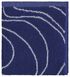 Küchenhandtuch – 50 x 50 cm – Baumwolle – Wellenmuster – blau - 5490030 - HEMA