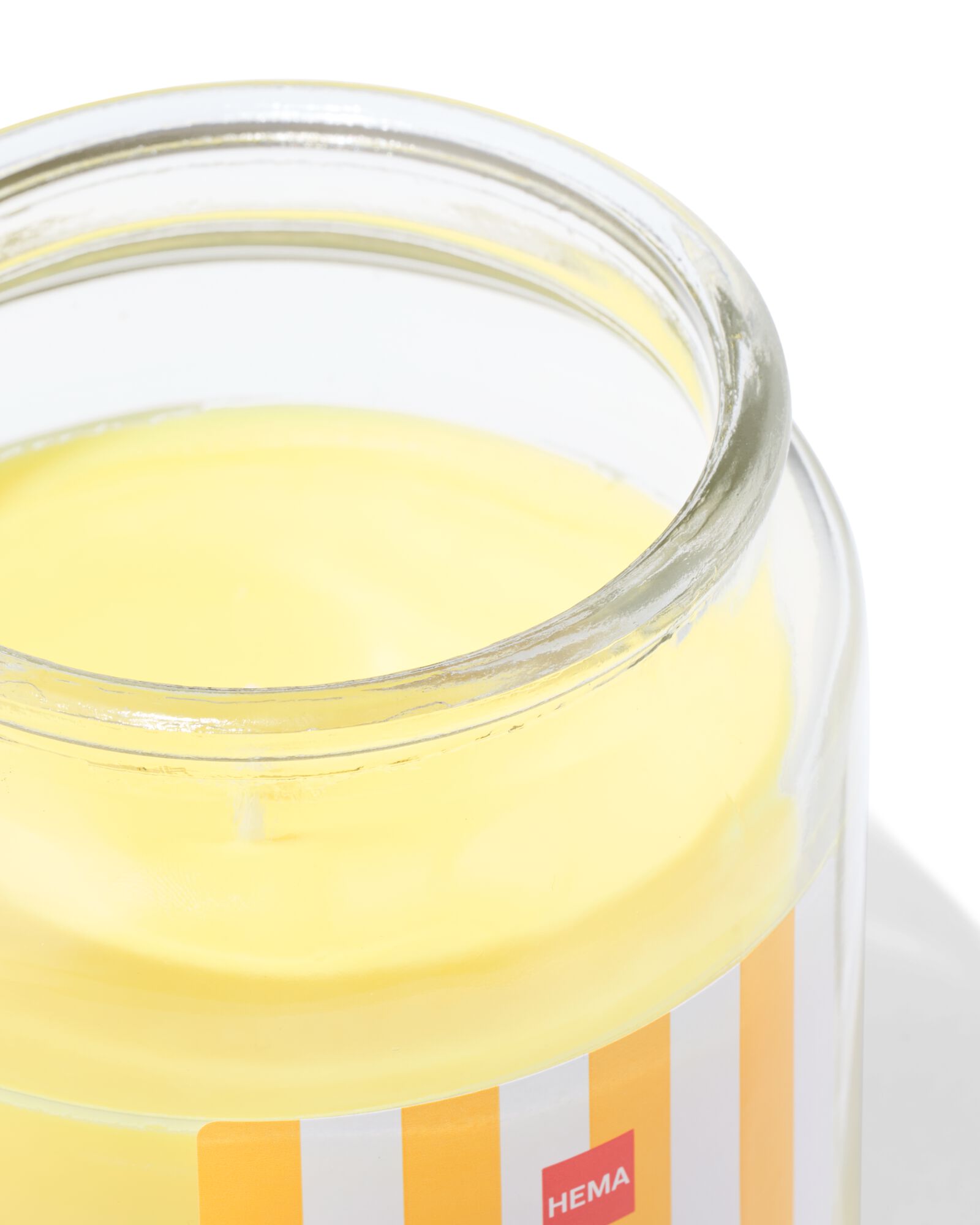 bougie parfum&eacute;e citronnelle dans un verre &Oslash;10x10 - 13502929 - HEMA