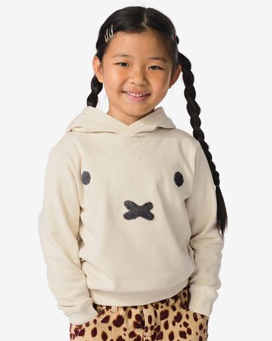 nijntje kinderhoodie gebroken wit gebroken wit - 30848404OFFWHITE - HEMA