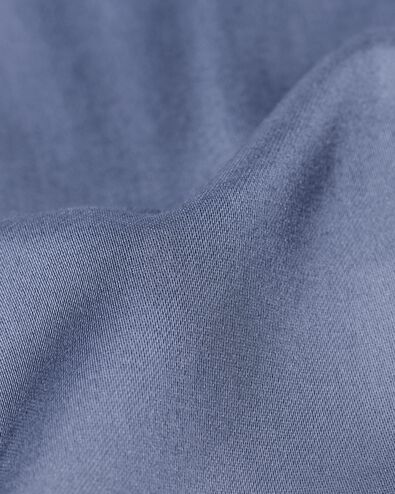 housse de couette 200x200/220cm bleu satin - 5750159 - HEMA